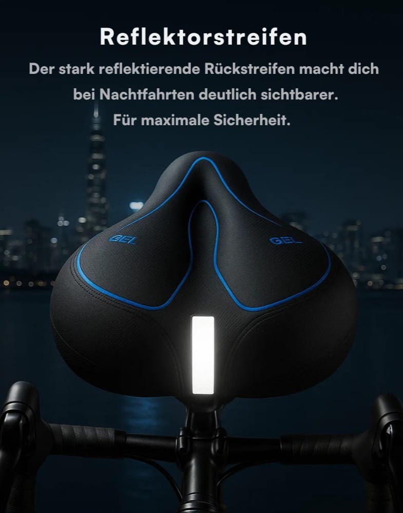 Ergonomischer ProGel Sattelüberzug - Viamilo