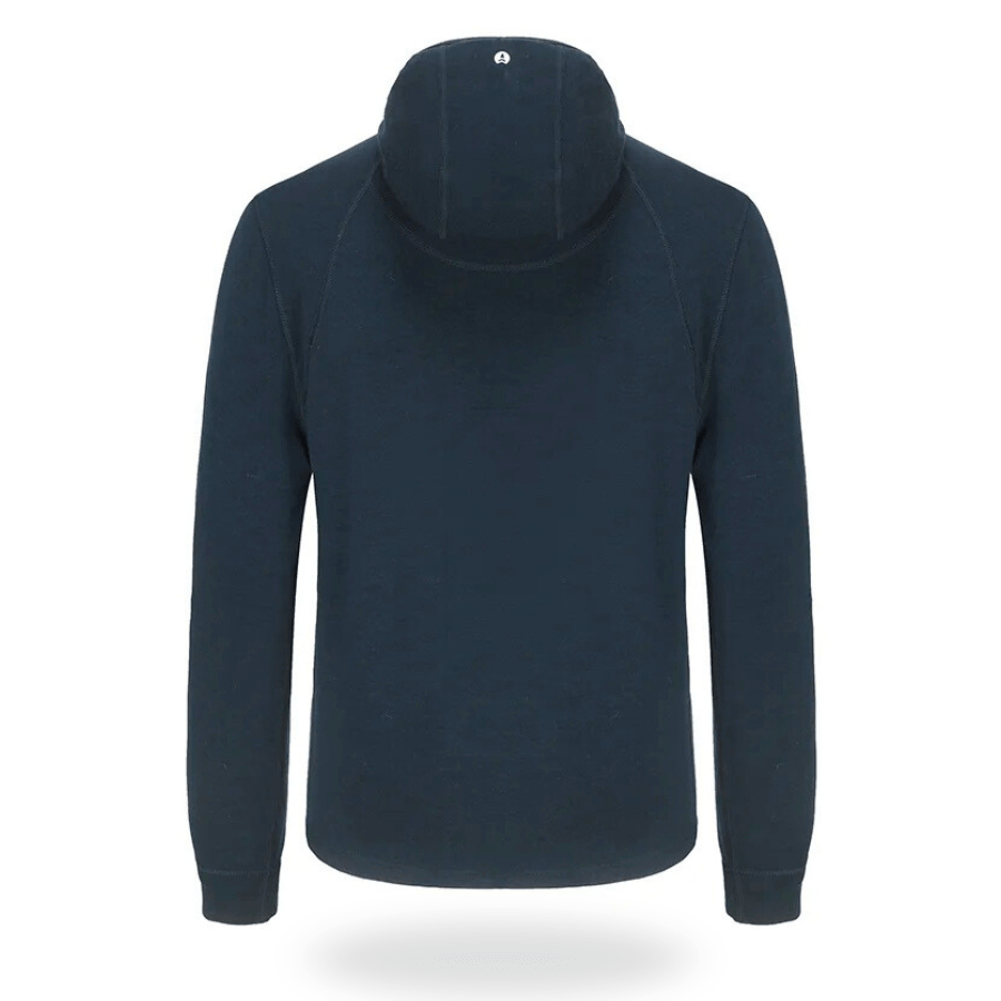 Merino Zip - Kapuzenpullover mit Kängurutasche - Viamilo