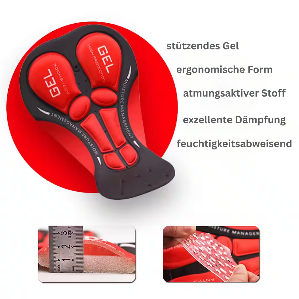 ProGel Radhose - Komfort in Bewegung