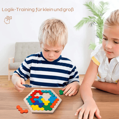 IQ - Puzzle aus Holz - Viamilo