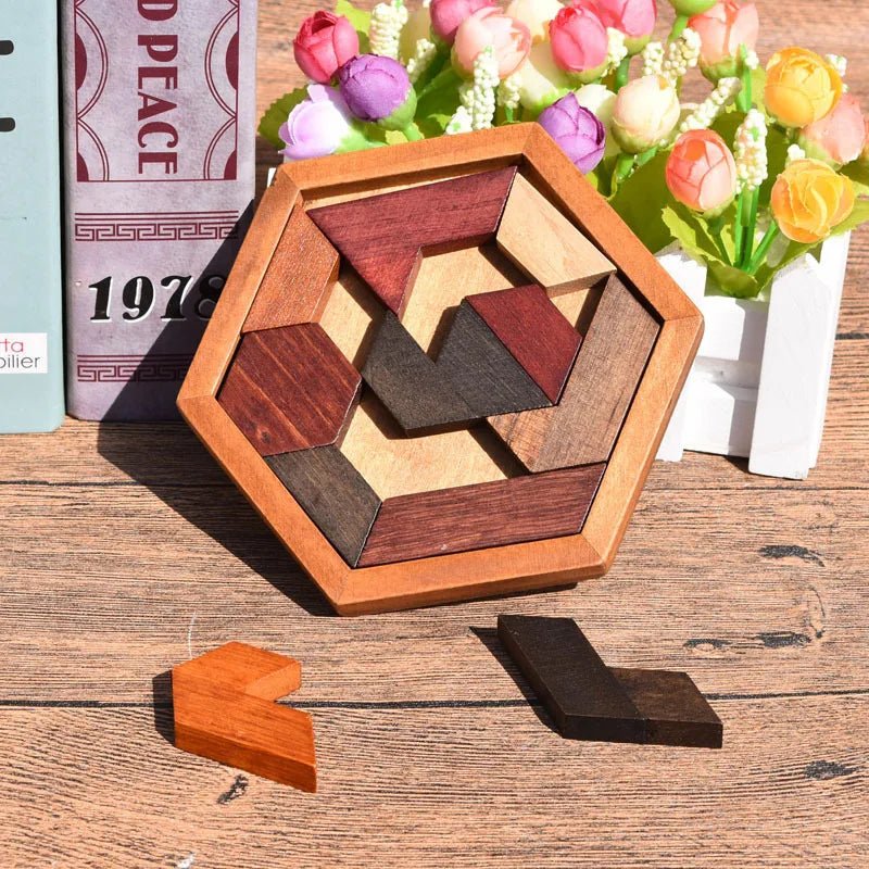 IQ - Puzzle aus Holz - Viamilo