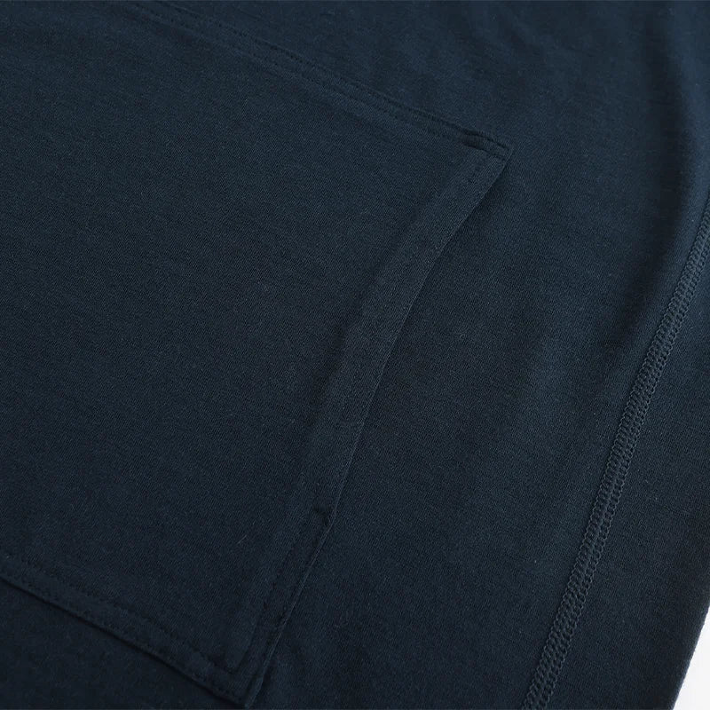 Merino Zip - Kapuzenpullover mit Kängurutasche - Viamilo