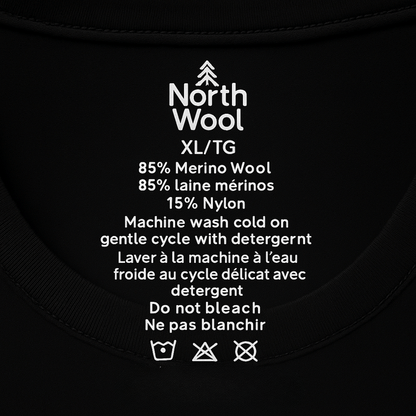 Merino Zip - Kapuzenpullover mit Kängurutasche - Viamilo