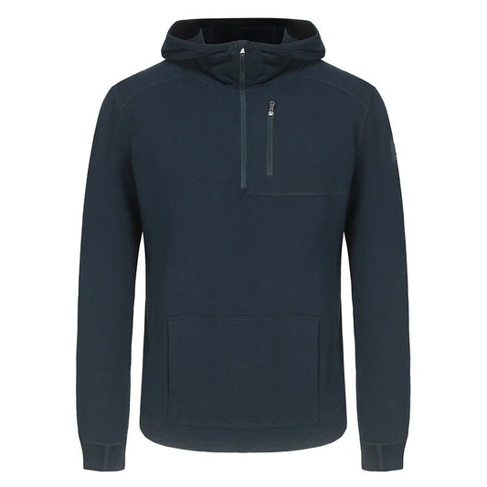 Merino Zip - Kapuzenpullover mit Kängurutasche - Viamilo