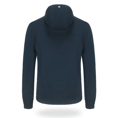 Merino Zip - Kapuzenpullover mit Kängurutasche - Viamilo