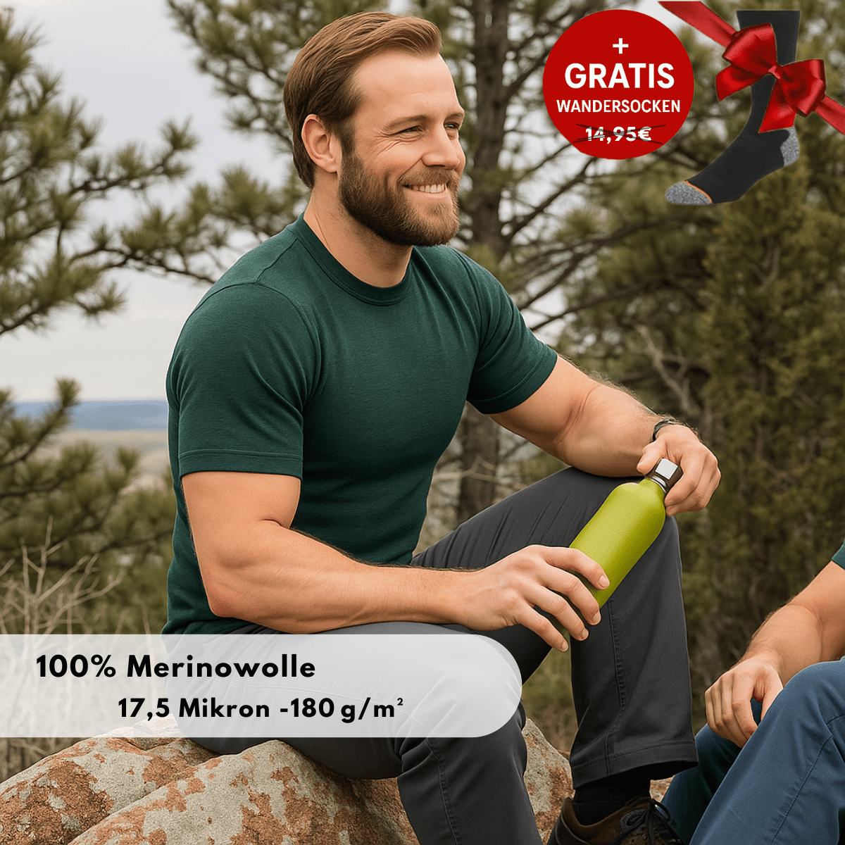 MerinoPro Shirt aus 100% Merinowolle - Viamilo