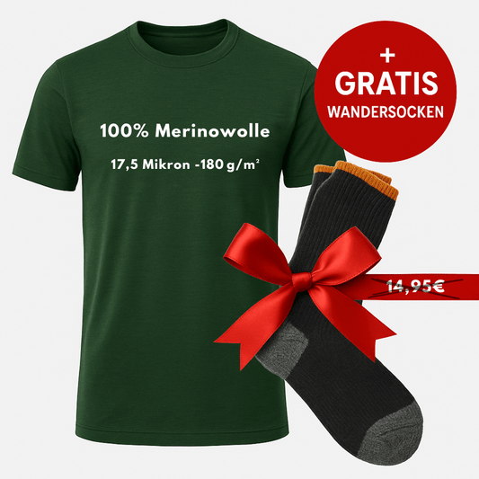 MerinoPro Shirt aus 100% Merinowolle - Viamilo