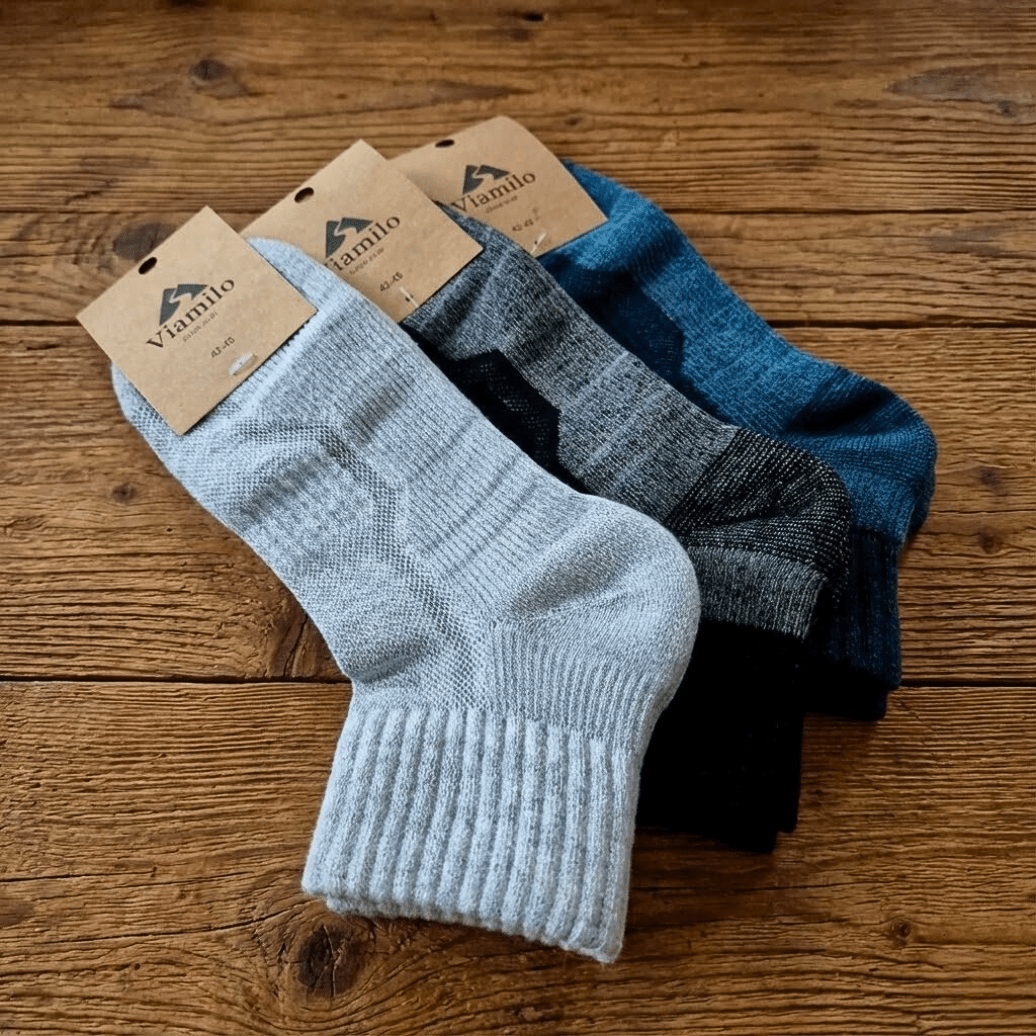 Premium Merino Wandersocken - Viamilo