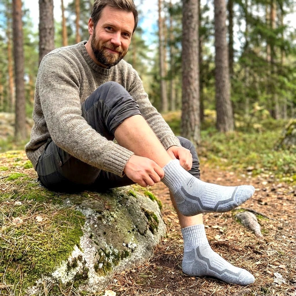 Premium Merino Wandersocken - Viamilo