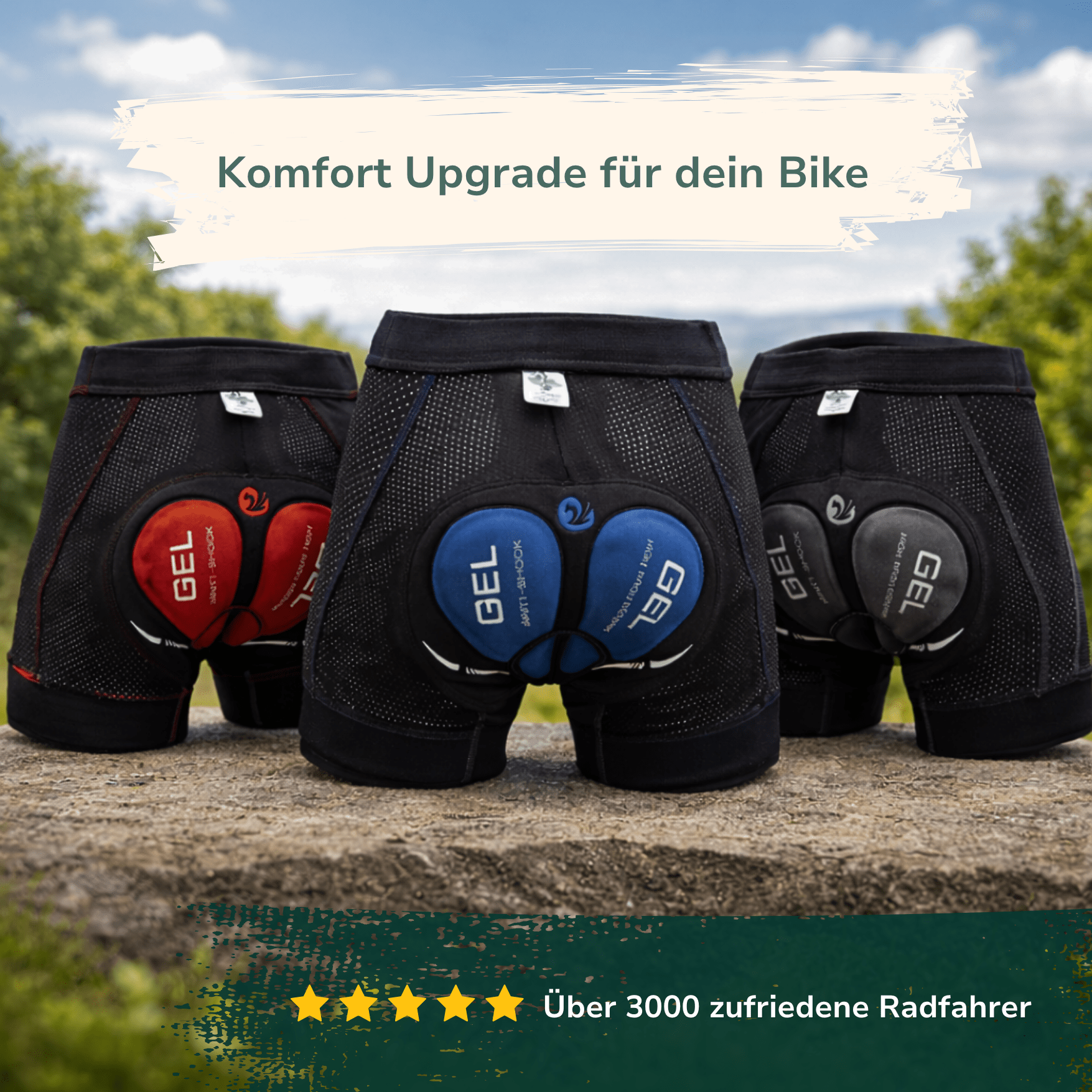 ProGel Radhose - Komfort in Bewegung - Viamilo